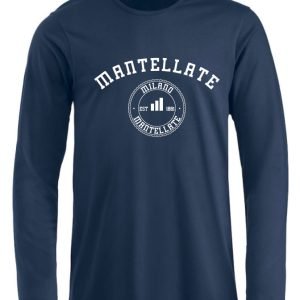 T-Shirt Blu Manica Lunga